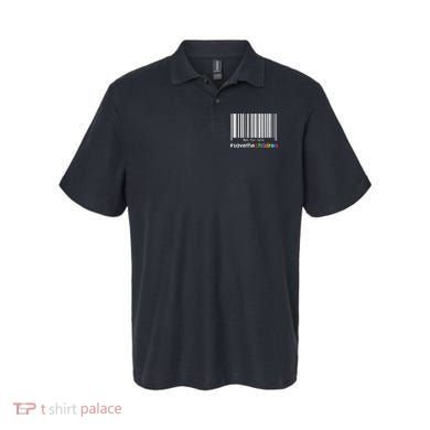 Stop Human Trafficking Bar Code Children Are Not For Sale Polo