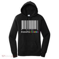 Stop Human Trafficking Bar Code Children Are Not For Sale Women's Hoodie thumb 0