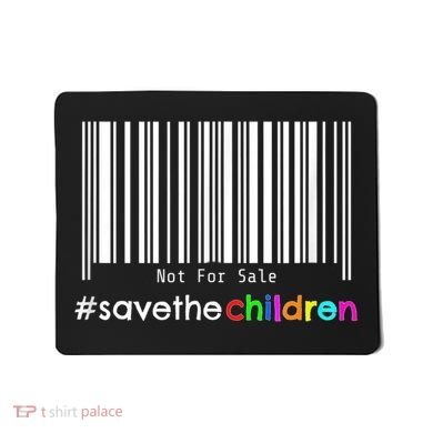 Stop Human Trafficking Bar Code Children Are Not For Sale Mousepad