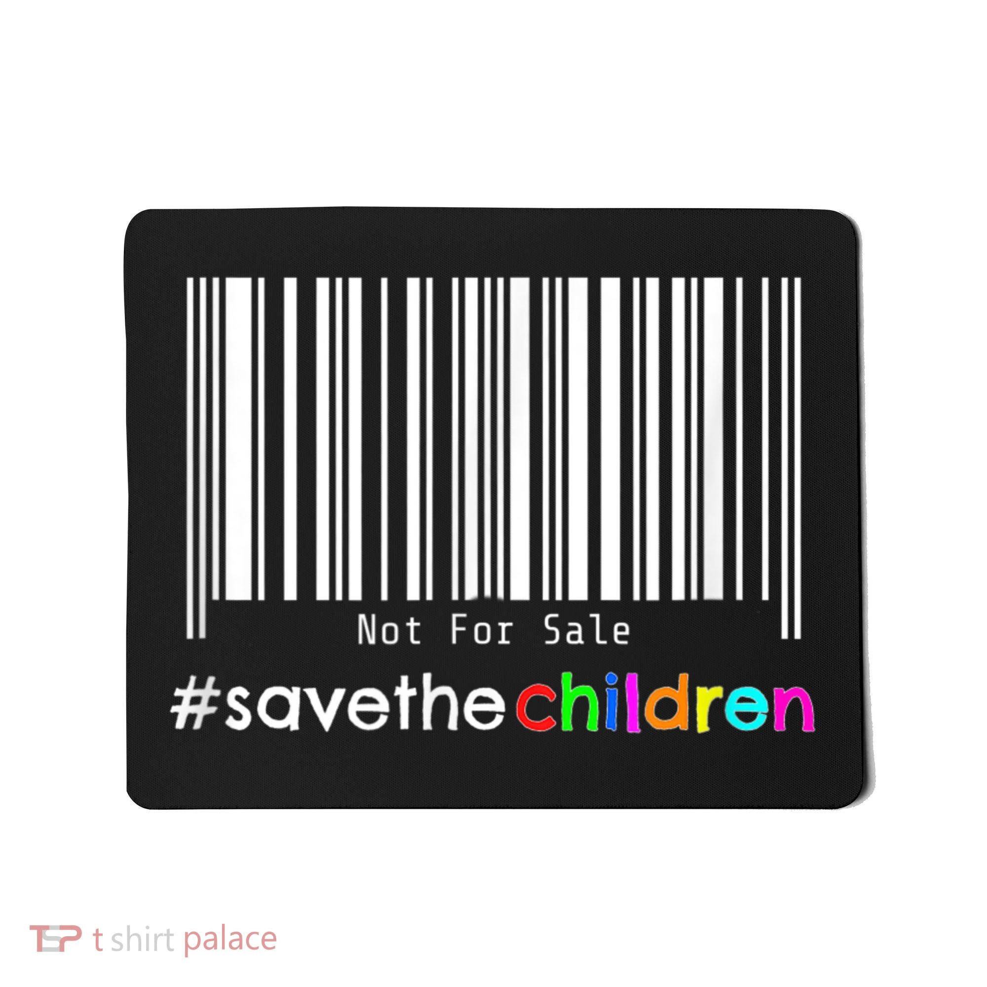 Stop Human Trafficking Bar Code Children Are Not For Sale Mousepad