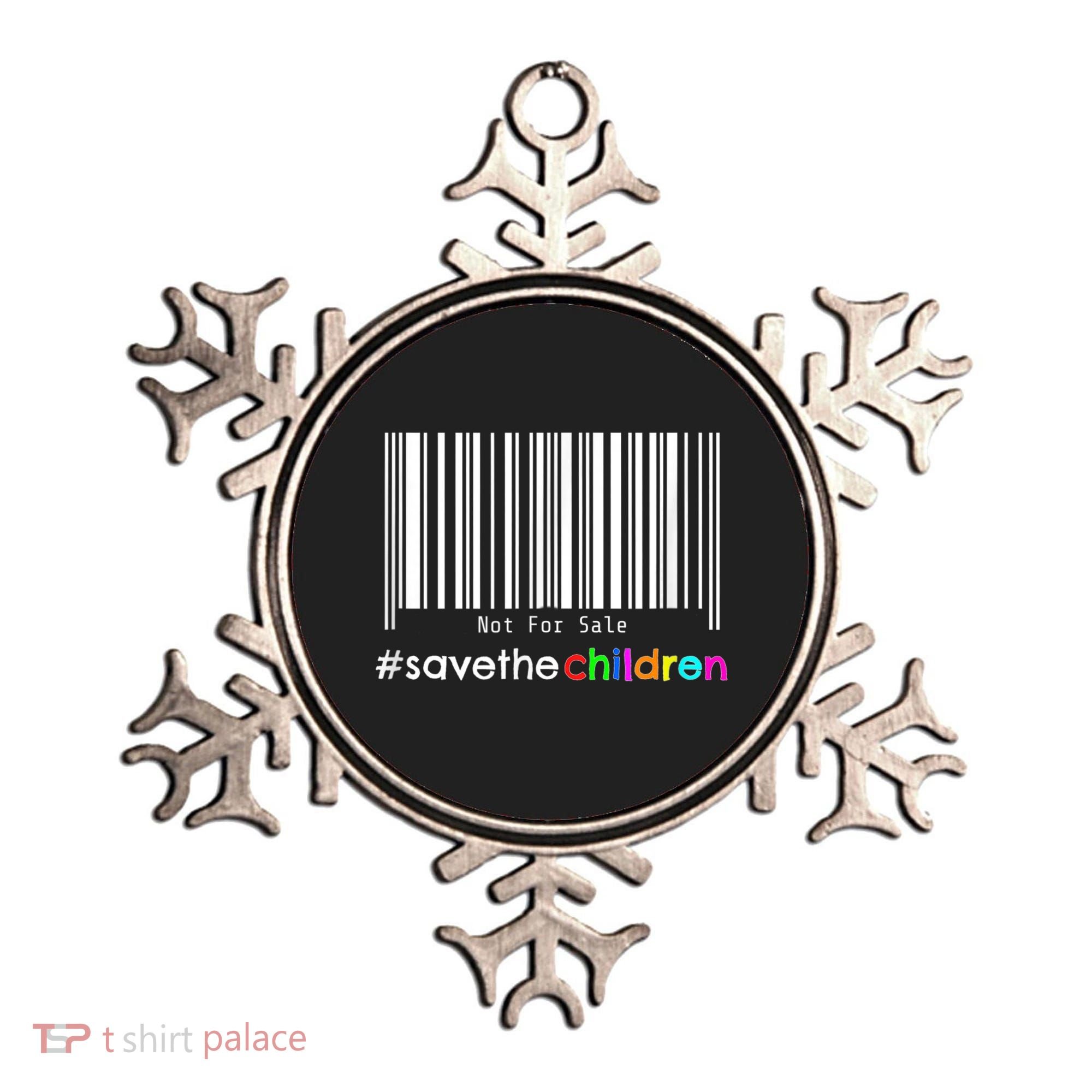 Stop Human Trafficking Bar Code Children Are Not For Sale Ornament