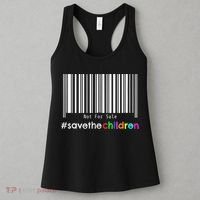 Stop Human Trafficking Bar Code Children Are Not For Sale Women's Tank Top thumb 3