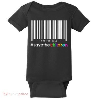 Stop Human Trafficking Bar Code Children Are Not For Sale Baby Bodysuit