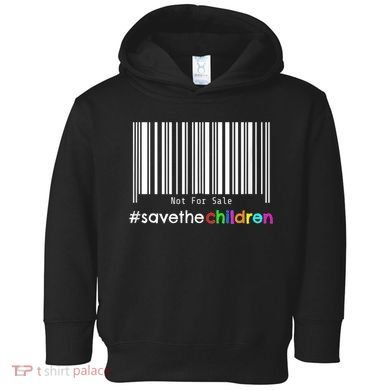 Stop Human Trafficking Bar Code Children Are Not For Sale Toddler Hoodie