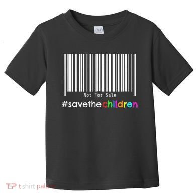 Stop Human Trafficking Bar Code Children Are Not For Sale Toddler T-Shirt