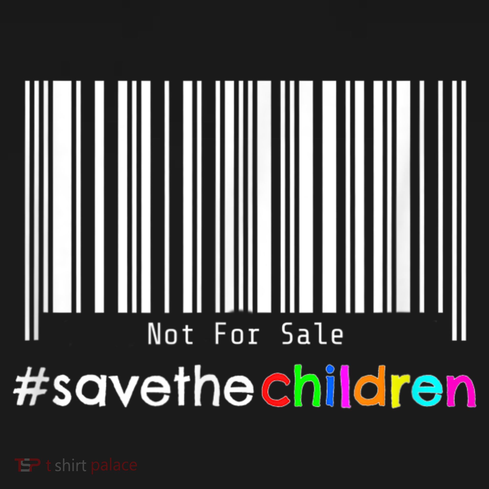 Stop Human Trafficking Bar Code Children Are Not For Sale Kids Long Sleeve Shirt