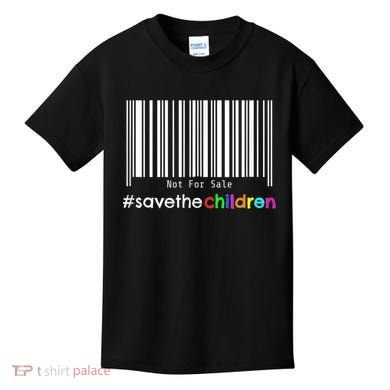Stop Human Trafficking Bar Code Children Are Not For Sale Kids T-Shirt