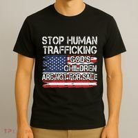 Stop Human Trafficking Gods Children Are Not For Sale T-Shirt thumb 3