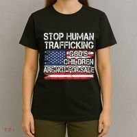 Stop Human Trafficking Gods Children Are Not For Sale T-Shirt thumb 4