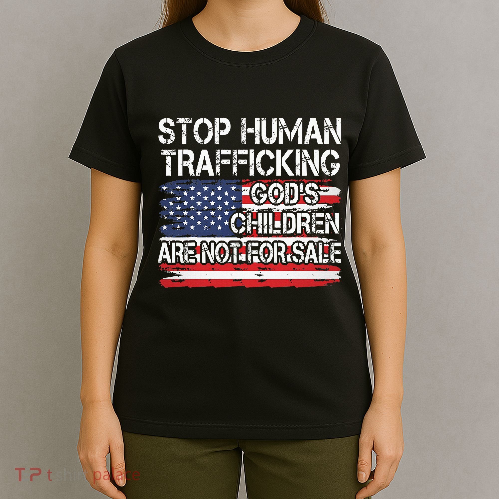 Stop Human Trafficking Gods Children Are Not For Sale T-Shirt