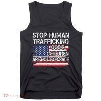 Stop Human Trafficking Gods Children Are Not For Sale Tank Top thumb 0