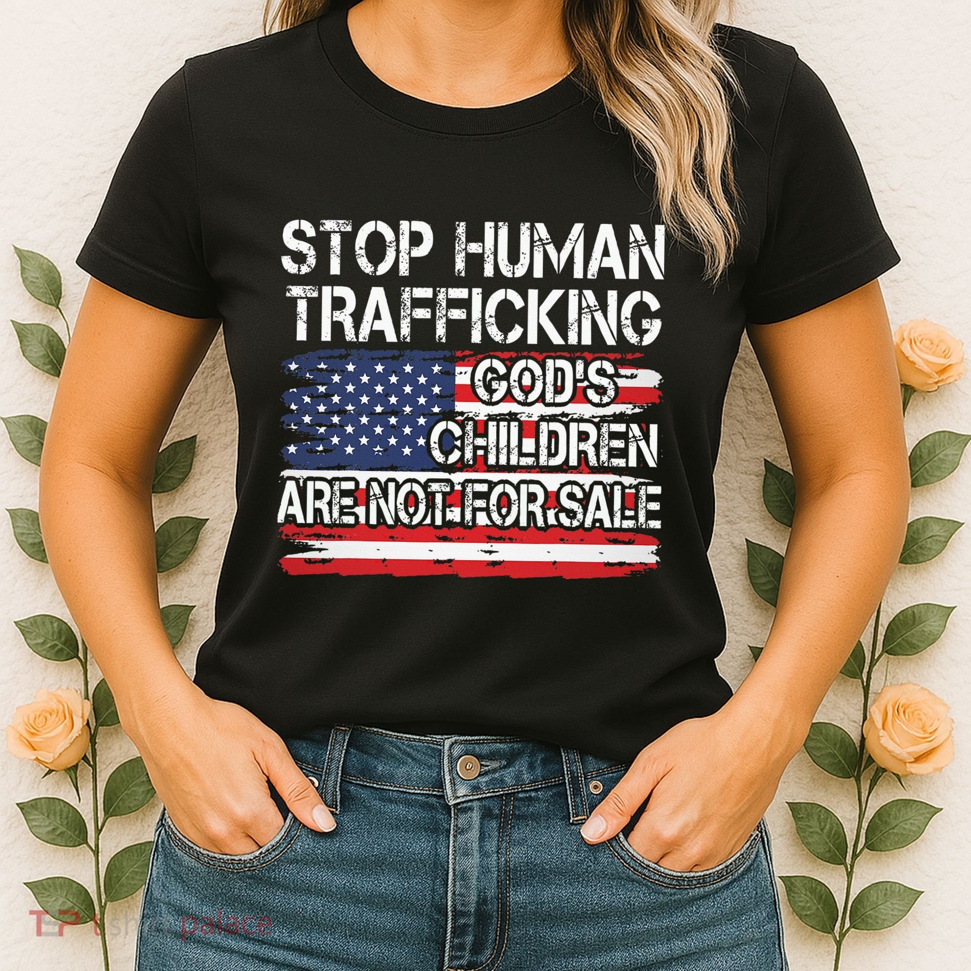 Stop Human Trafficking Gods Children Are Not For Sale Women's T-Shirt