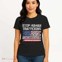 Stop Human Trafficking Gods Children Are Not For Sale Women's T-Shirt thumb 4