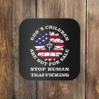 Stop Human Trafficking This Gods Children Are Not For Sale Coaster thumb 0