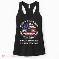 Stop Human Trafficking This Gods Children Are Not For Sale Women's Tank Top thumb 0