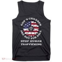 Stop Human Trafficking This Gods Children Are Not For Sale Tank Top thumb 0