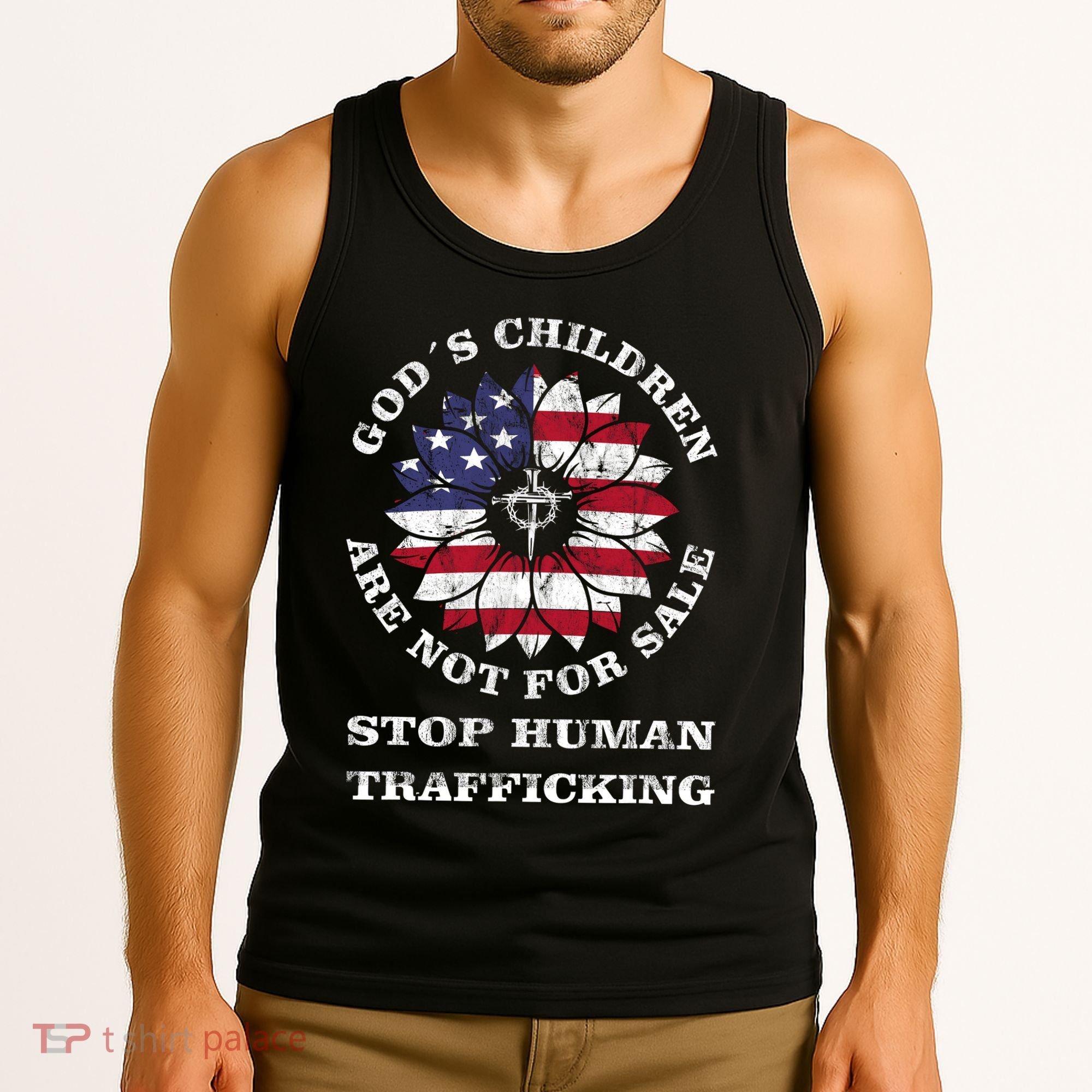Stop Human Trafficking This Gods Children Are Not For Sale Tank Top