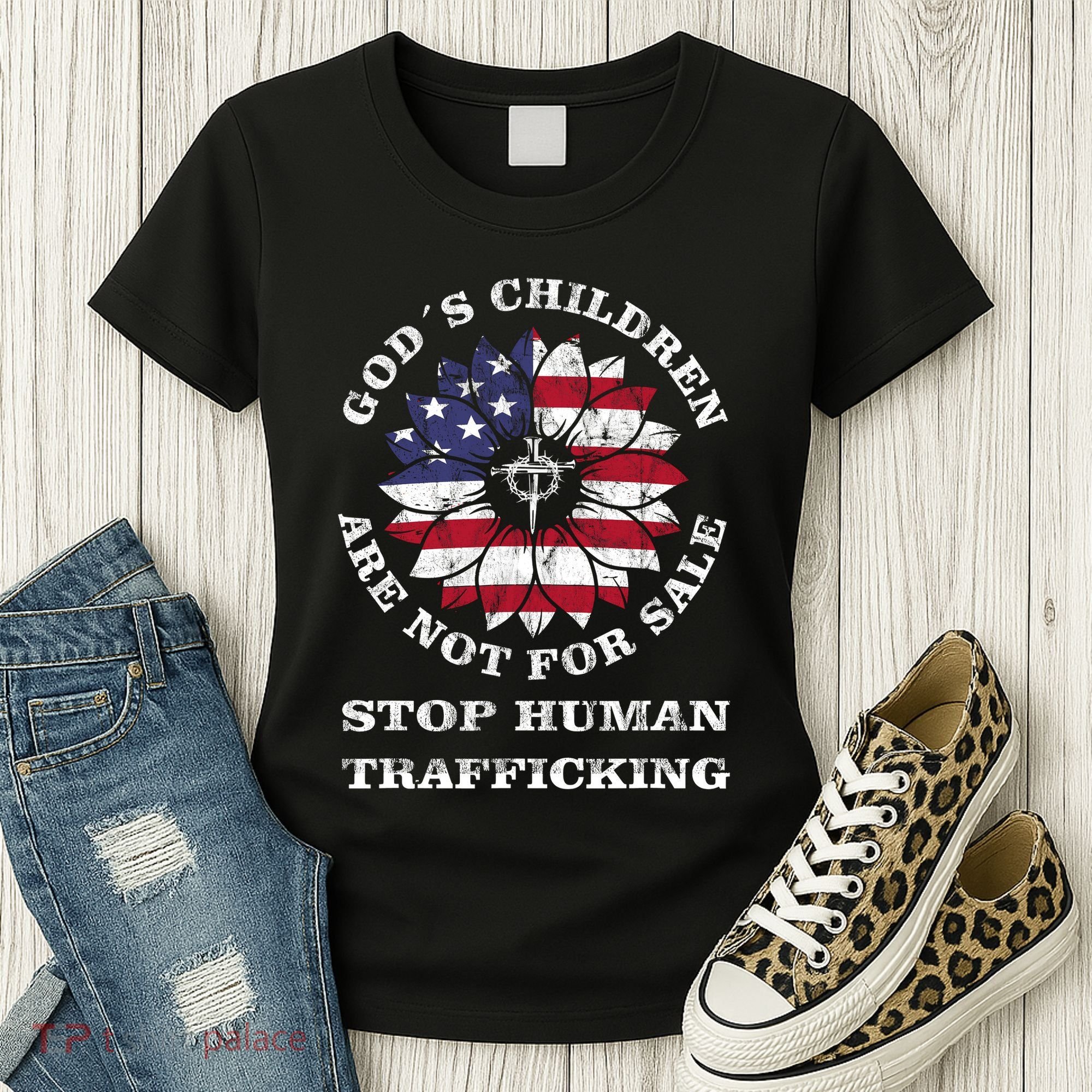 Stop Human Trafficking This Gods Children Are Not For Sale Women's T-Shirt