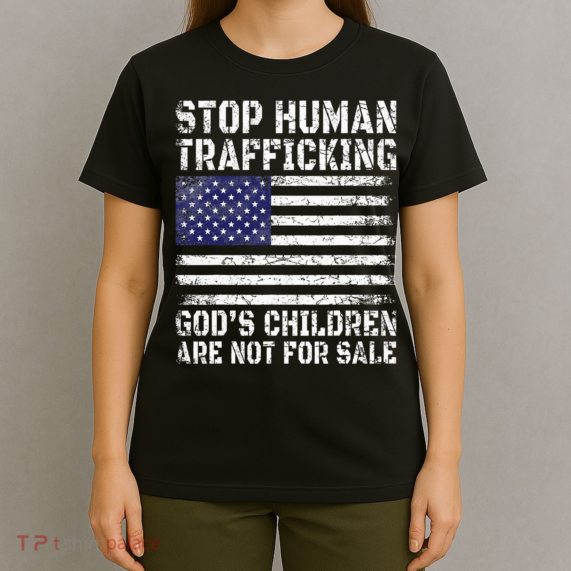 Stop Human Trafficking Gods Children Are Not For Sale T-Shirt