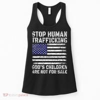 Stop Human Trafficking Gods Children Are Not For Sale Women's Tank Top thumb 0
