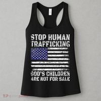 Stop Human Trafficking Gods Children Are Not For Sale Women's Tank Top thumb 3