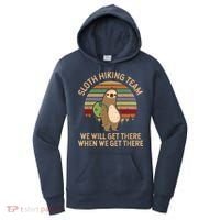 Sloth Hiking Team We Will Get There When We Get There Women's Hoodie thumb 0