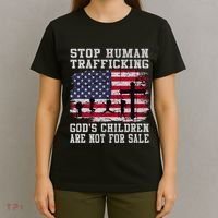 Stop Human Trafficking Gods Children Are Not For Sale T-Shirt thumb 4