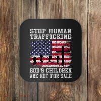 Stop Human Trafficking Gods Children Are Not For Sale Coaster thumb 0
