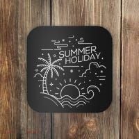 Summer Holiday Tropical Vacation Coaster thumb 0