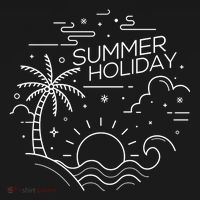 Summer Holiday Tropical Vacation Coaster thumb 2