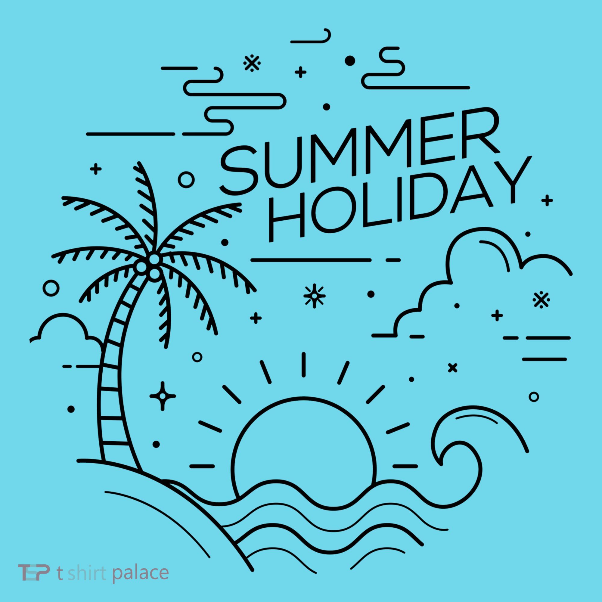 Summer Holiday Tropical Vacation Long Sleeve Shirt