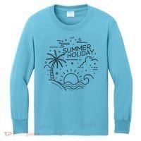 Summer Holiday Tropical Vacation Kids Long Sleeve Shirt thumb 0