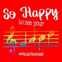 So Happy To See Your Face Back To School Funny Music Teacher Gift Santa Hat thumb 1