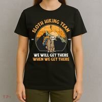 Sloth Hiking Tshirt, Sloth Hiking Team Tshirt TShirt T-Shirt thumb 4