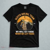 Sloth Hiking Tshirt, Sloth Hiking Team Tshirt TShirt T-Shirt thumb 5