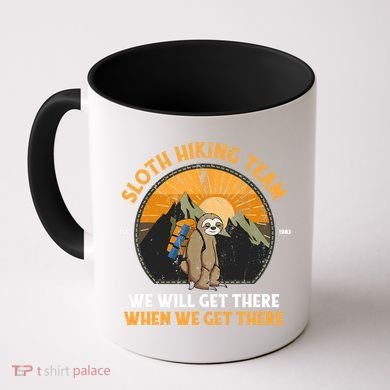 Sloth Hiking Tshirt, Sloth Hiking Team Tshirt TShirt Coffee Mug