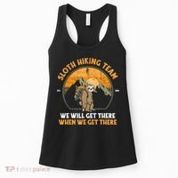 Sloth Hiking Tshirt, Sloth Hiking Team Tshirt TShirt Women's Tank Top thumb 0