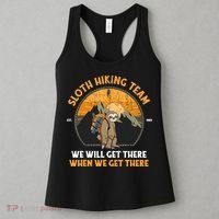 Sloth Hiking Tshirt, Sloth Hiking Team Tshirt TShirt Women's Tank Top thumb 3