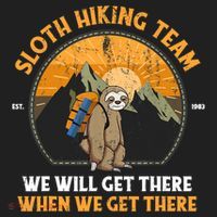 Sloth Hiking Tshirt, Sloth Hiking Team Tshirt TShirt Hat thumb 2