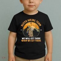 Sloth Hiking Tshirt, Sloth Hiking Team Tshirt TShirt Toddler T-Shirt thumb 2