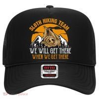Sloth Hiking Team We Will Get There When We Get There Hat thumb 0