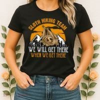 Sloth Hiking Team We Will Get There When We Get There Women's T-Shirt thumb 2