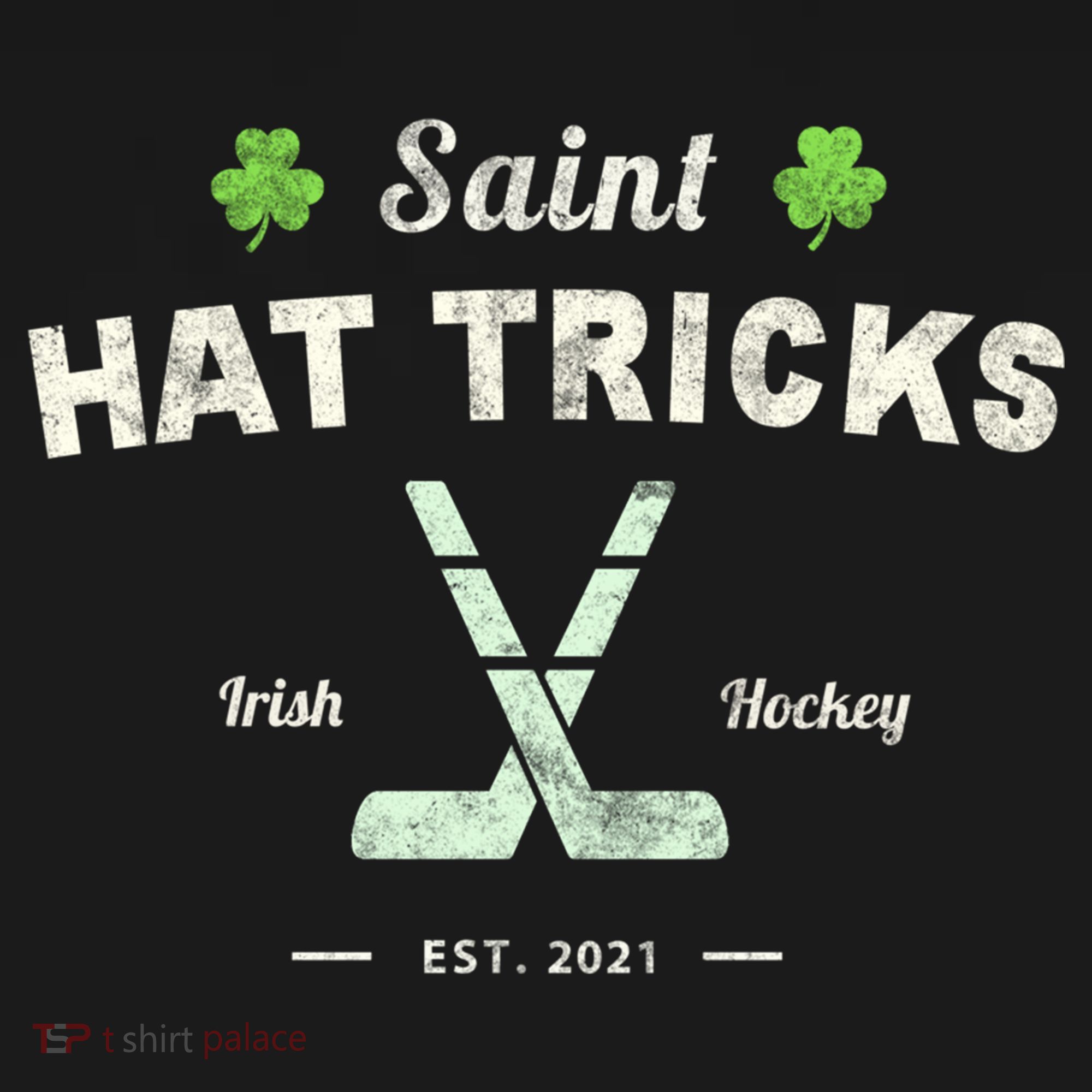 Saint Hat Tricks Funny St Patrick's Day Irish Hockey Club Gift Women's Hoodie