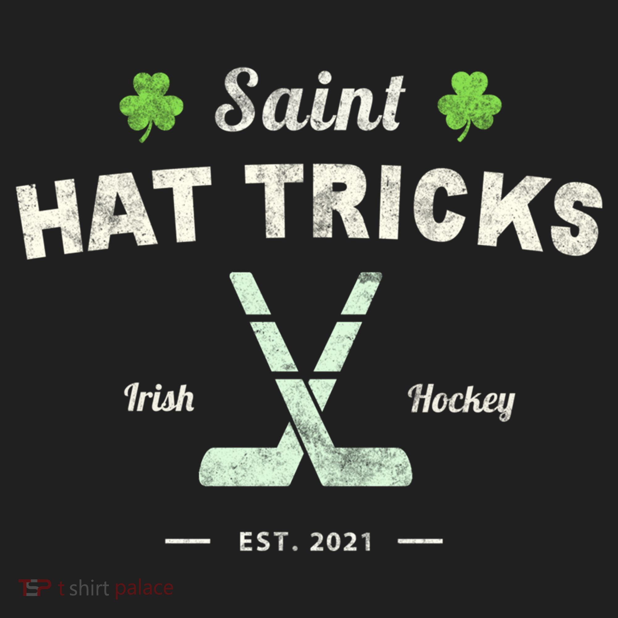 Saint Hat Tricks Funny St Patrick's Day Irish Hockey Club Gift Hat