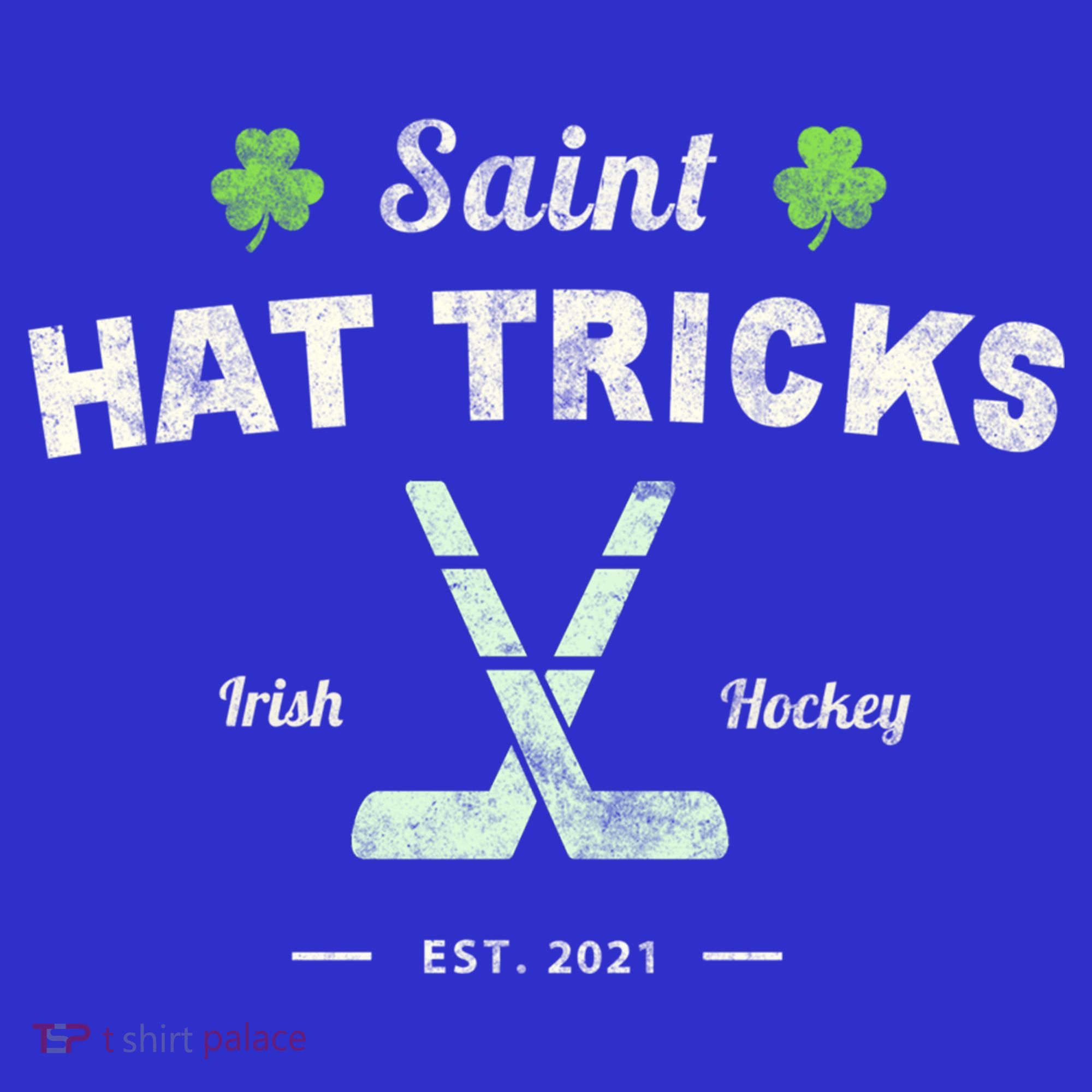 Saint Hat Tricks Funny St Patrick's Day Irish Hockey Club Gift Women's Tank Top