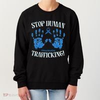 Stop Human Trafficking Awareness Month January 11 Costume Women's Sweatshirt thumb 0