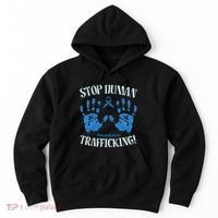 Stop Human Trafficking Awareness Month January 11 Costume Hoodie thumb 0