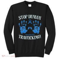 Stop Human Trafficking Awareness Month January 11 Costume Sweatshirt thumb 0