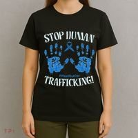 Stop Human Trafficking Awareness Month January 11 Costume T-Shirt thumb 4