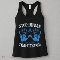 Stop Human Trafficking Awareness Month January 11 Costume Women's Tank Top thumb 3